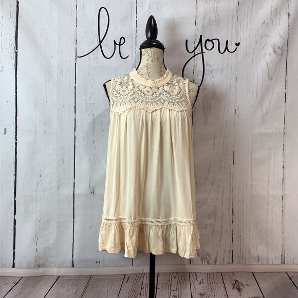 Sundance Tops - Sundance Cream Soft Lace Tank by Hazel